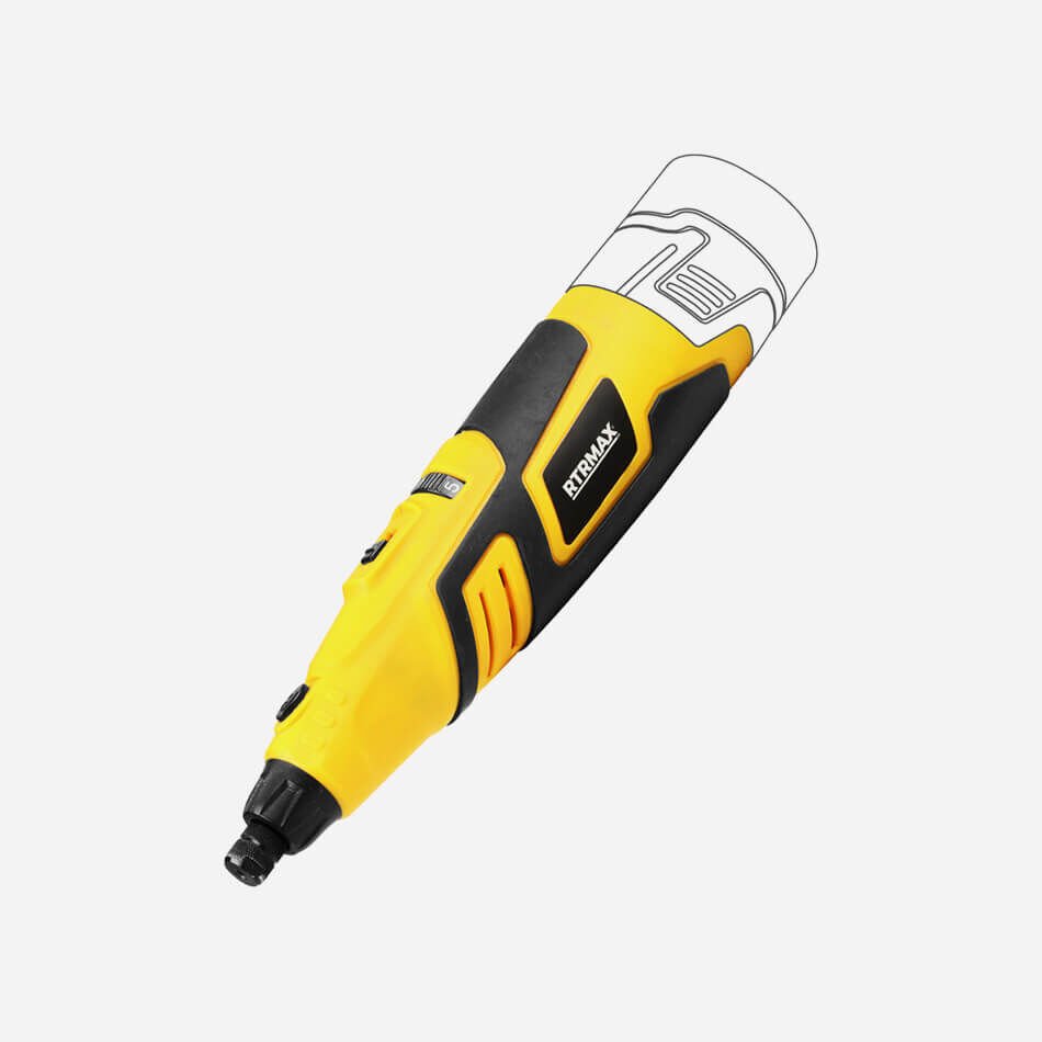 RTX1234B Şarjlı Mini Kalıpçı Taşlama Makinesi - Akü Hariç