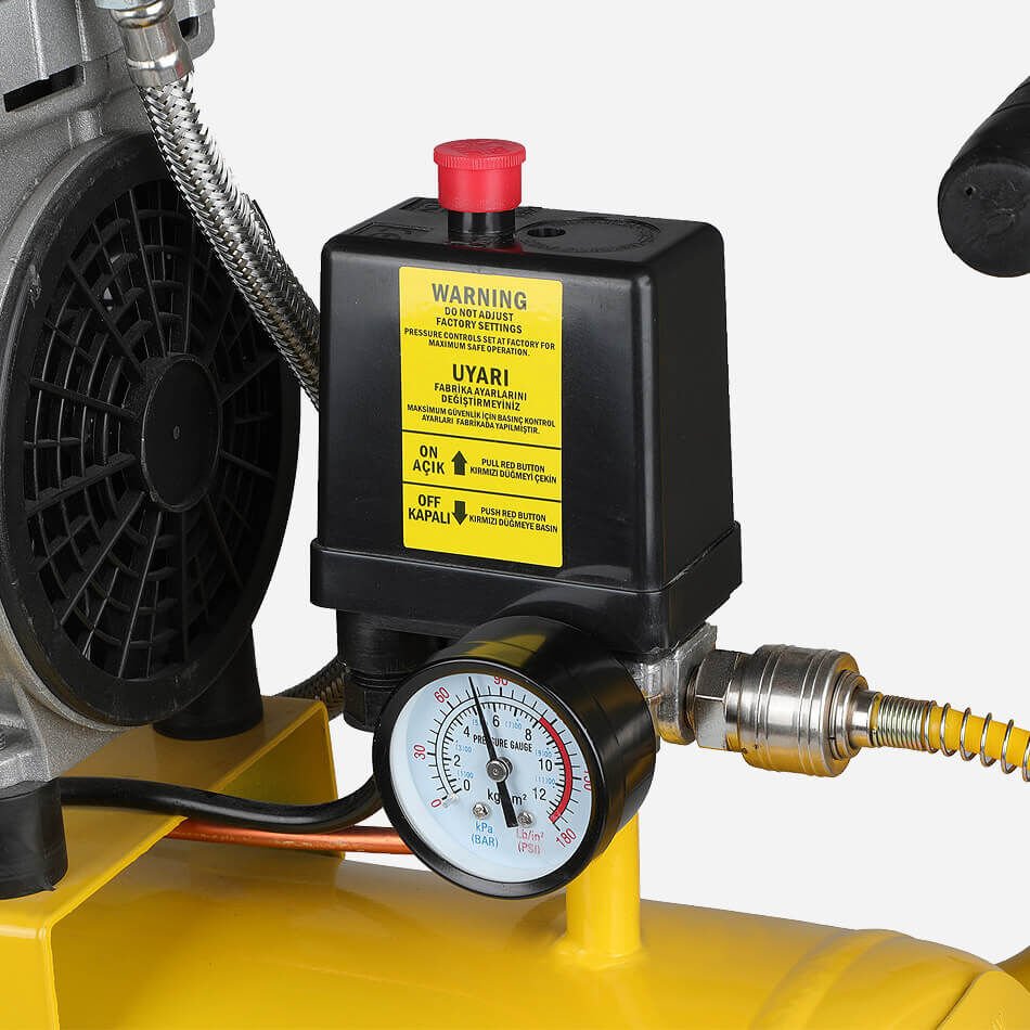 RTM732 Sessiz Hava Kompresörü 24 Lt 1.0 Hp / 0.75 Kw 8 Bar