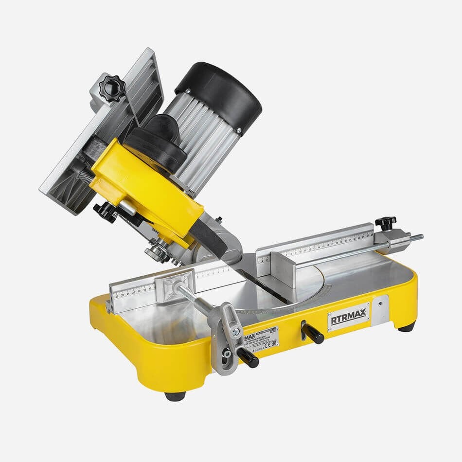 RTM636 Üstten Tablalı Yatarlı Gönye Testere Makinesi 1100 W 300 mm İndüksiyon Motorlu